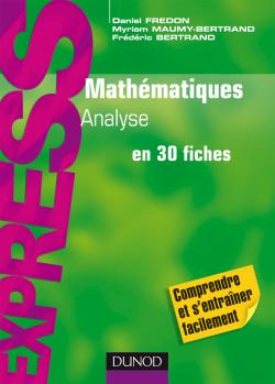 Mathématiques L1/L2 — Analyse en 30 fiches (2009) — couverture