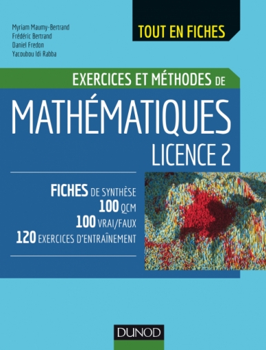 Mathématiques Licence 2 — Exercices et méthodes (2018) — couverture